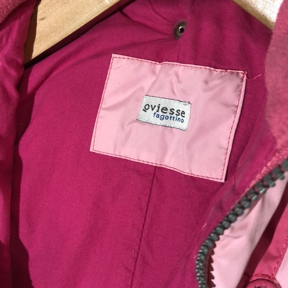 Oviesse fagottino one piece snowsuit 12 months pink with gloves - Picture 12 of 14